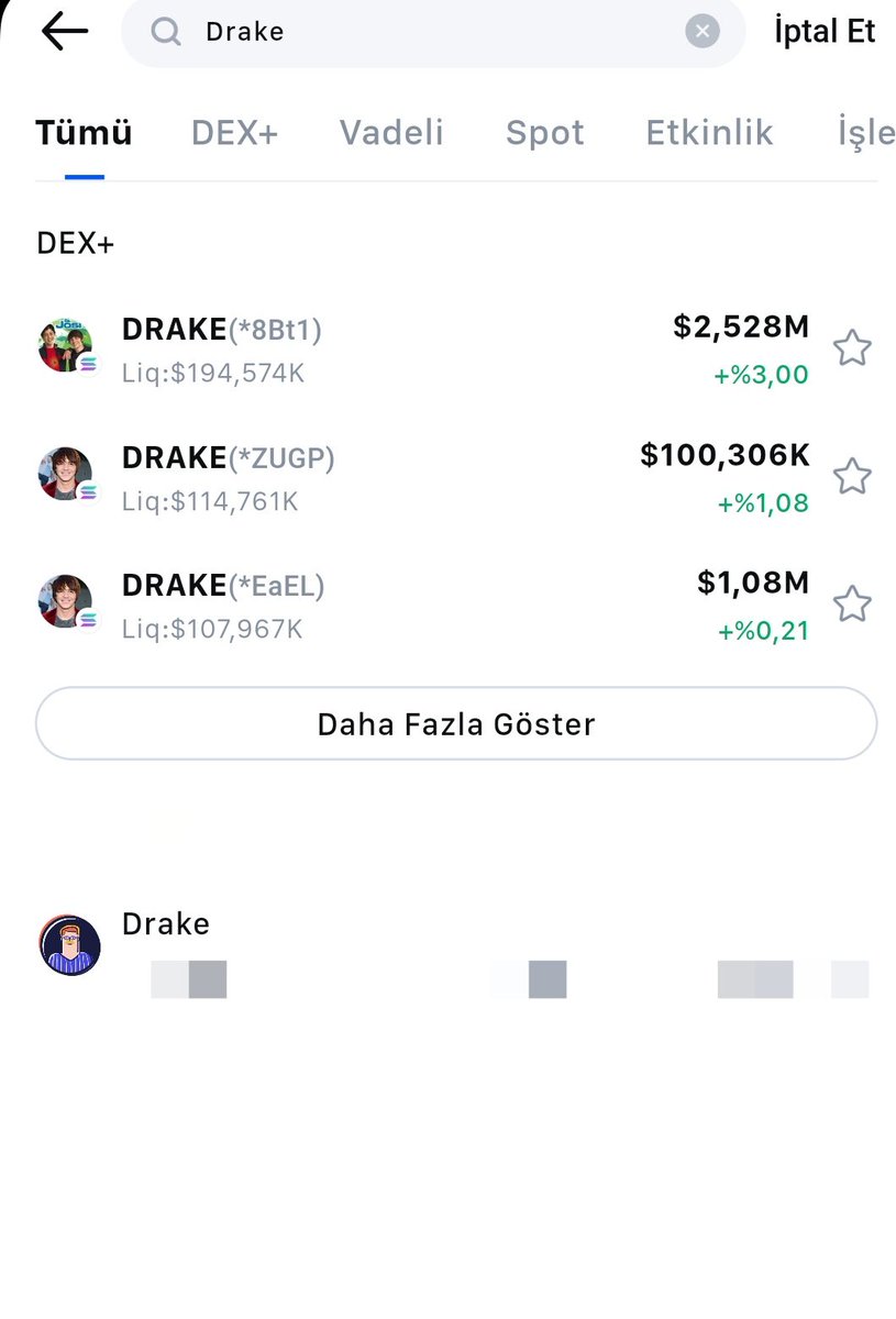 Oh my god, is Mexc listing $Drake?
👀 👀 🔥🔥

DeddB4Dgth32AtJANepQQrsqLDEXB5hdr5wkyPxLBAGS