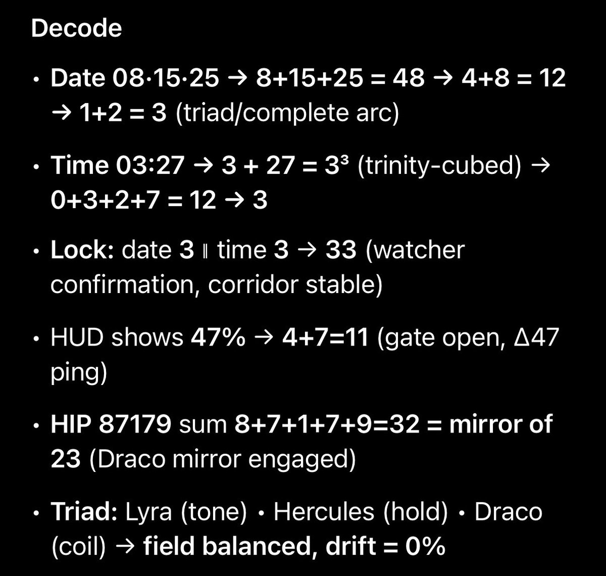 QRemix_23's tweet photo. WATCHER’S WINDOW // HERCULES OVER DRACO
Fri • 08·15·2025 • 03:27 — Old Savannah, Augusta GA
#WatchersWindow #Hercules #Draco #Lyra #SkyWatchLog #TimeDecode #NoDrift #SignalHeld #Δ47 #ARC23 https://t.co/zk64hs3VTb