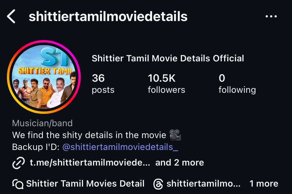 Shittier Tamil Movie Details tweet media