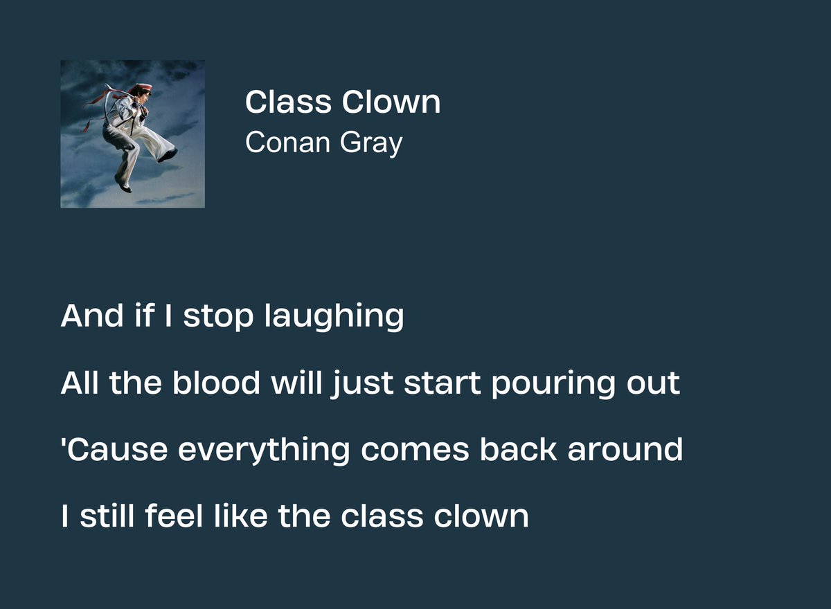 runpopdotcom's tweet image. Conan Gray, Class Clown 
#newrelease #wishbone