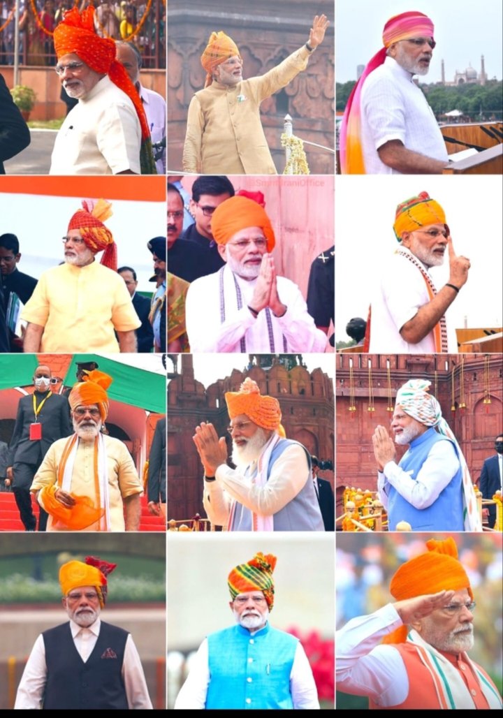 हमारे लिए बड़े गौरव की बात है कि जब देश के यशस्वी प्रधानमंत्री माननीय श्री नरेन्द्र मोदी जी जब लाल किले से देश को संबोधित करते हैं तो राजस्थान की आन बान और शान हमारे साफे को अपने माथे पर सुशोभित करते हैं और हमारा मान सम्मान बढ़ाते हैं। #IndependenceDay2025