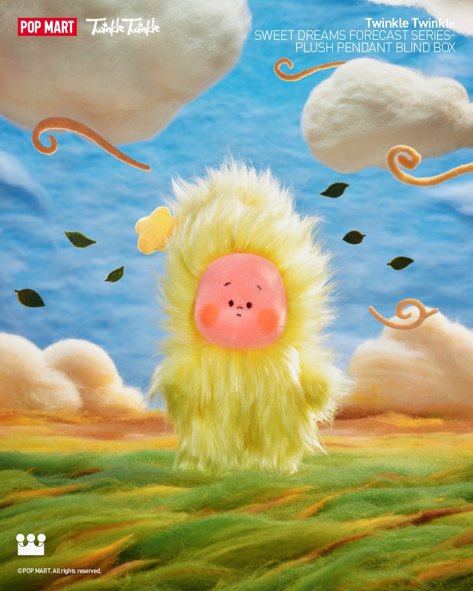 POPMARTGlobal's tweet image. So...What’s today’s weather? Check it out with 𝐓𝐰𝐢𝐧𝐤𝐥𝐞 𝐓𝐰𝐢𝐧𝐤𝐥𝐞!  

#POPMART #twinkletwinkle #forecast #sweetdream #plush #pendant #arttoys #blindbox