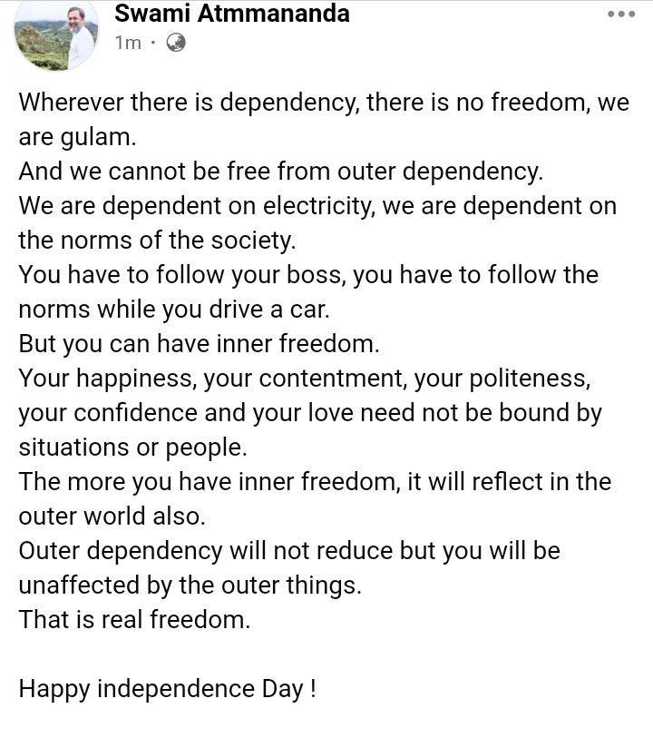 Swami Atmmananda tweet media