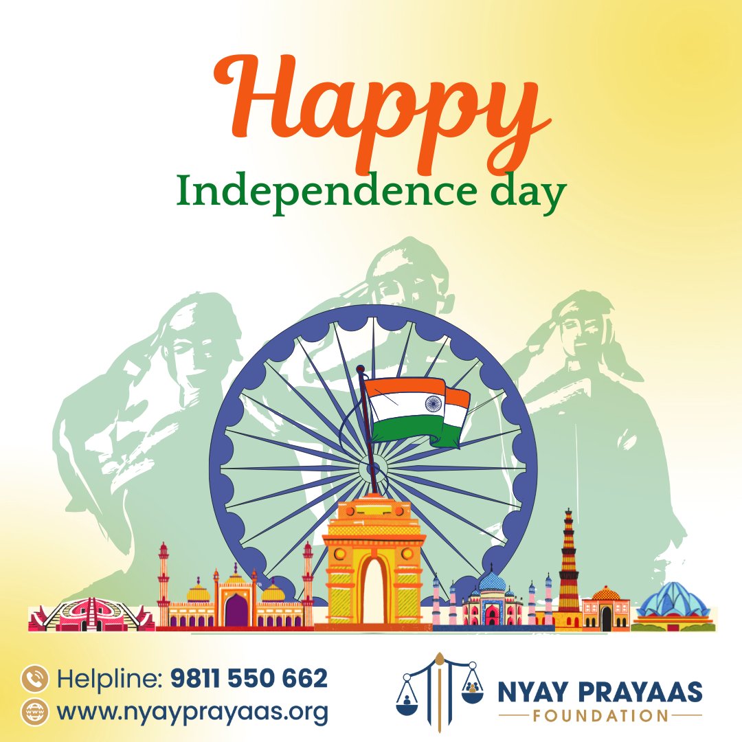 #HappyIndependenceDay  🇮🇳✨
…but for Indian men, freedom is still a distant dream.
Chained by gender-biased laws, many fight battles they never deserved. ⚖️
#MenToo #EqualityForMen #NyayPrayaas4Men #IndependenceDay2025
#HappyIndependenceDay2025
