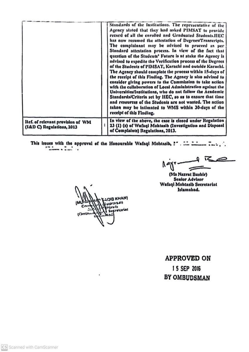 <a href="/sherryrehman/">SenatorSherryRehman</a> <a href="/AAliZardari/">AsifAliZardari</a> <a href="/CMShehbaz/">Shehbaz Sharif</a> <a href="/BBhuttoZardari/">Bilawal Bhutto Zardari</a> Congratulations Senator <a href="/sherryrehman/">SenatorSherryRehman</a> on this well-deserved honour 🌹 Your dedication to Pakistan is truly inspiring.

Ma’am, on this occasion, we humbly remind that 54,000 students of PIMSAT, South Asia &amp; Newports remain deprived of degree attestation despite clear directives