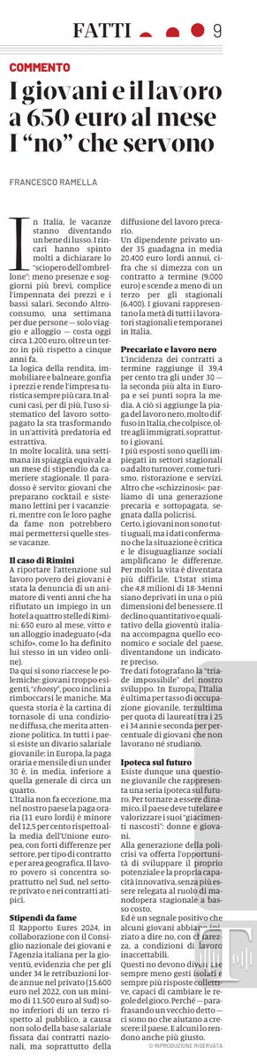 Il lavoro povero degli stagionali e i no che aiutano a crescere il paese e renderlo un po’ più giusto
