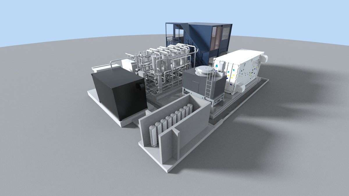 【#EXPO2025 Experience #NEDO 's technology!】
Next-Generation System to Recover CO₂ from Exhaust💨
CO2 is recovered efficiently from the flue exhaust of the e-methane powered boiler in the back of house area and used as a raw material for dry ice and methanation.