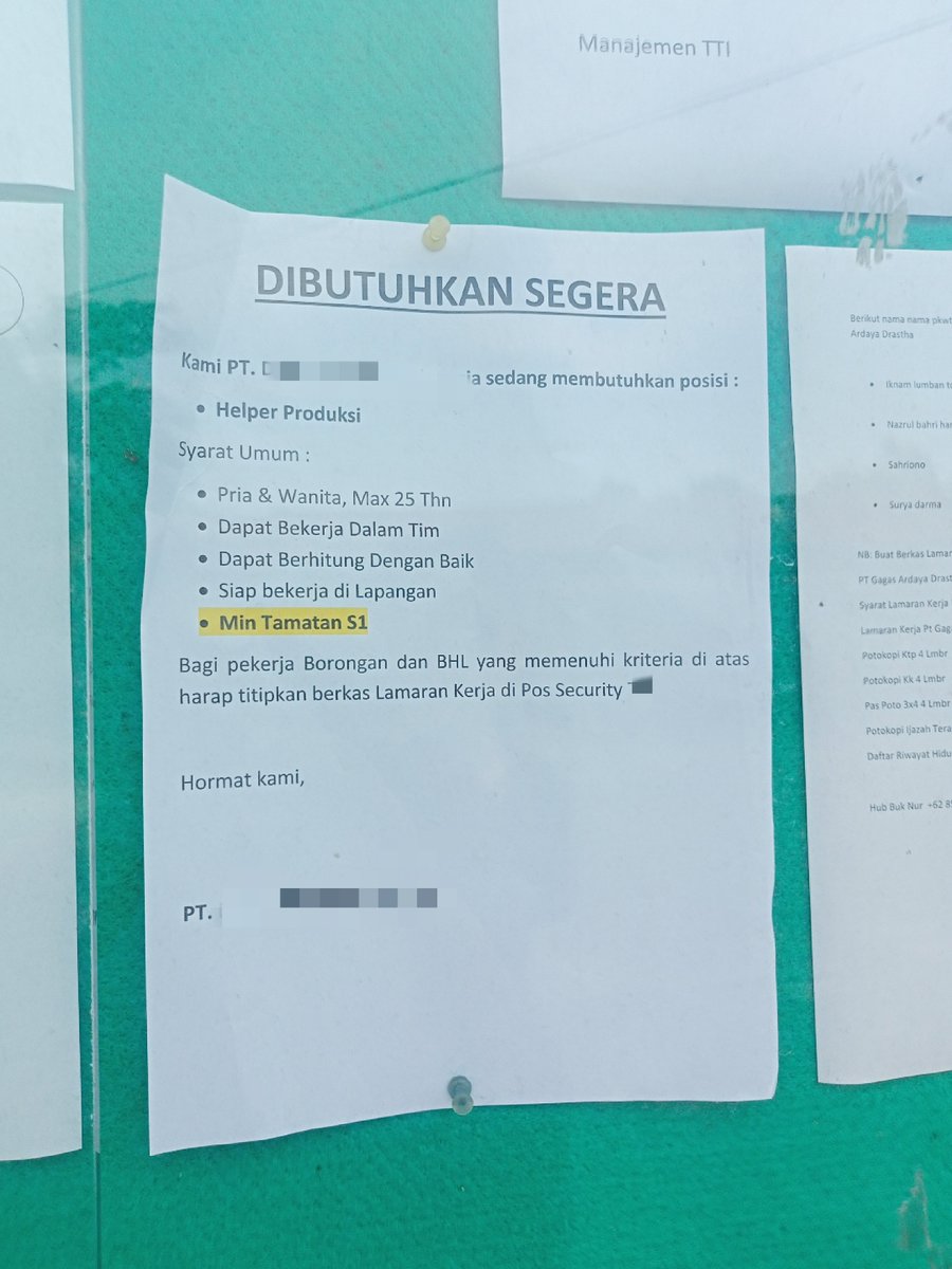Teman² mau tanya atau yg sudah bekerja di bidang PT. Kayu. 

Tugas Helper Produksi itu ngapain aja ya?
