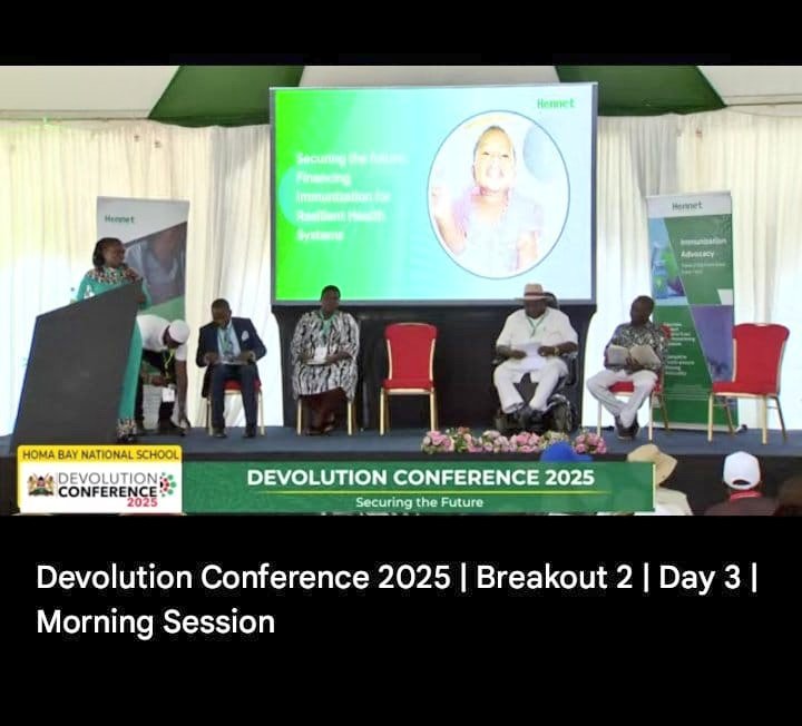 melodykituyi's tweet image. Dr. Margaret: “Adopt multi-sectoral approaches because health is shaped by many interconnected determinants.”
#SecuringtheFuture 
#ImmunizationWorks
#FinanceImmunization
@HennetKenya 
@MOH_Kenya 
@fnoluga
@AllanMiheso01
youtube.com/live/sUMgGEfNo…