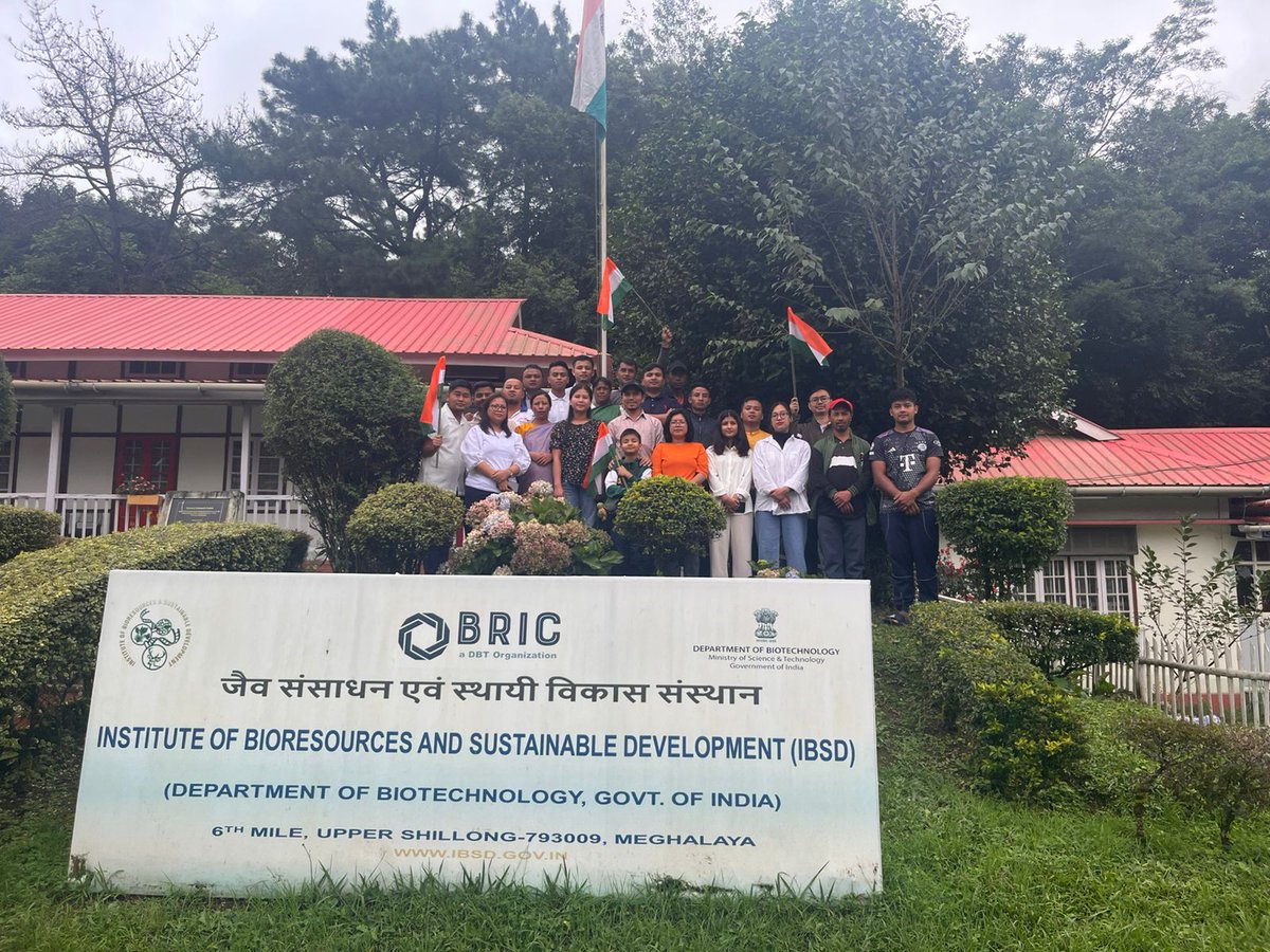 DBT-IBSD (@dbt_ibsd) on Twitter photo #IndependenceDay2025 BRIC-IBSD celebrated the 79th Independence Day celebration at IBSD, Imphal campus and Shillong, Sikkim and Mizoram Centre. <a href="/DBTIndia/">Department of Biotechnology</a> <a href="/DrJitendraSingh/">Dr Jitendra Singh</a> <a href="/PMOIndia/">PMO India</a> <a href="/rajesh_gokhale/">Rajesh Gokhale</a> #IndependenceDay2025 BRIC-IBSD celebrated the 79th Independence Day celebration at IBSD, Imphal campus and Shillong, Sikkim and Mizoram Centre. <a href="/DBTIndia/">Department of Biotechnology</a> <a href="/DrJitendraSingh/">Dr Jitendra Singh</a> <a href="/PMOIndia/">PMO India</a> <a href="/rajesh_gokhale/">Rajesh Gokhale</a>