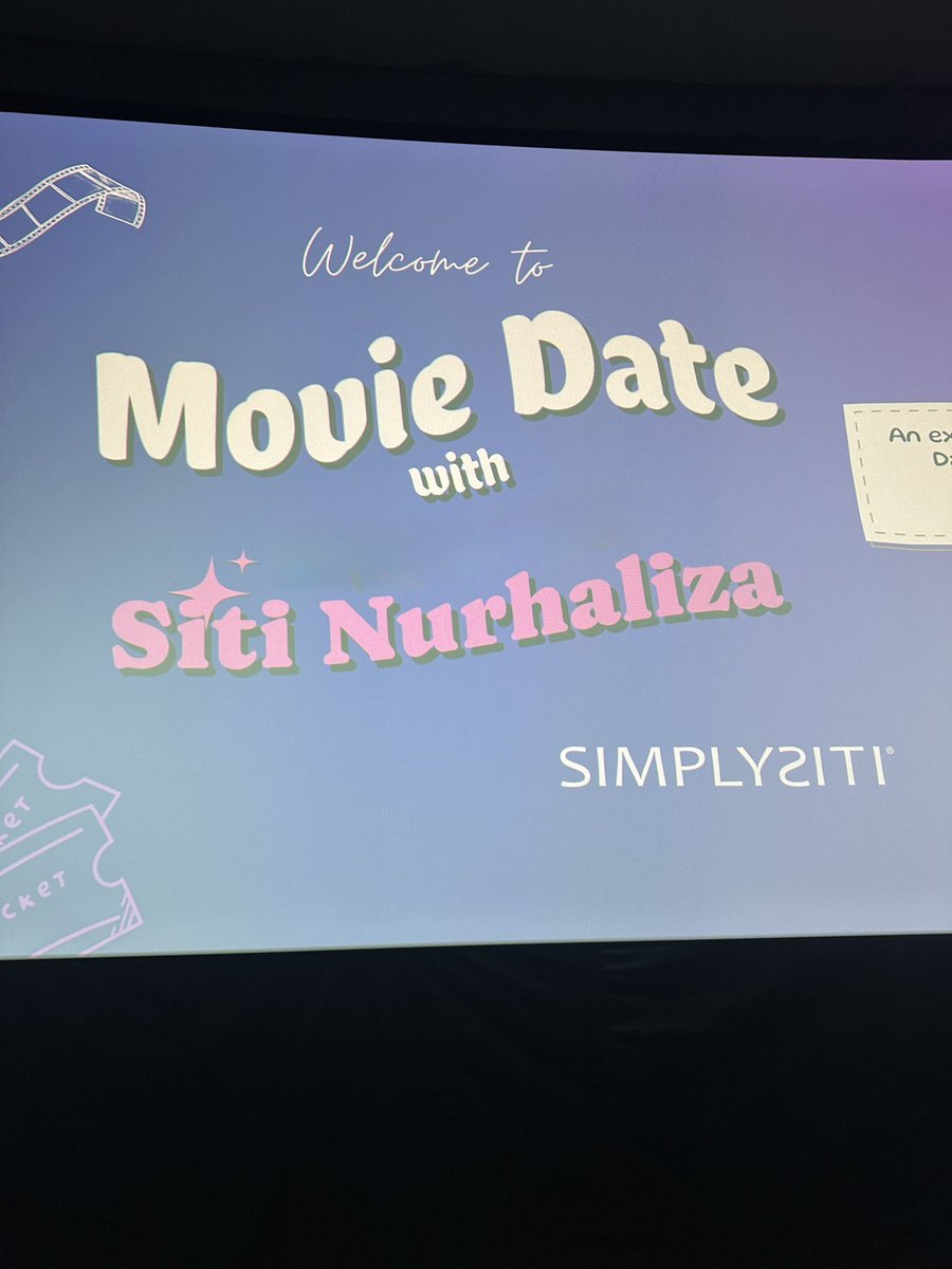 BAD_ARSILA's tweet photo. Lucky fans are living the dream, an exclusive Movie Date with Siti Nurhaliza, brought to you by SIMPLYSITI 🎬✨
#SitiNurhaliza #SimplySiti https://t.co/xFSxrVHuyp