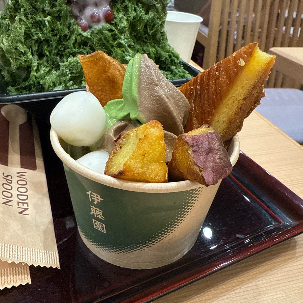 jemmy1217's tweet photo. 美味しかった😋ご馳走さまでした❣️
ジェジュンも食べてみてね😘

@bornfreeonekiss 
#ジェジュン
#jaejoong
#セントレア
#伊藤園
#かき氷
#オススメ
#recomend https://t.co/ogBN67gpyB
