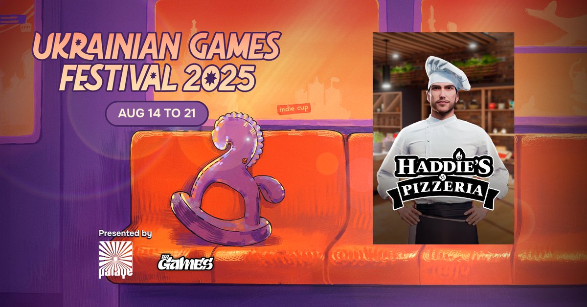 Haddie’s Pizzeria is featured in the Upcoming and Livestreams sections at Ukrainian Games Festival 2025!🍕🎮
Discover our cozy pizzeria adventure and wishlist it today!😉bit.ly/4cdAVuj
<a href="/ukrainiangames/">Ukrainian Games 🇺🇦</a> #UkrainianGamesFestival #HaddiesPizzeria #IndieGame #Wishlist
