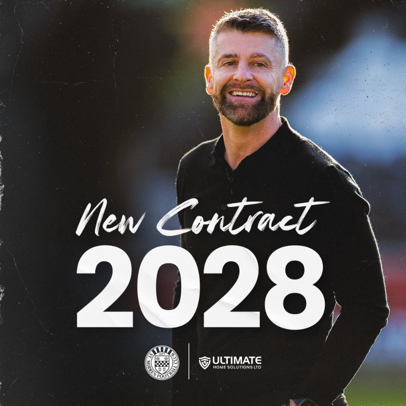saintmirrenfc's tweet photo. 👨‍💼 St Mirren Football Club is delighted to announce that manager Stephen Robinson has agreed a new contract that will keep him at the club until summer 2028.

We can confirm that Assistant Manager Brian Kerr has also agreed a new contract alongside the manager.