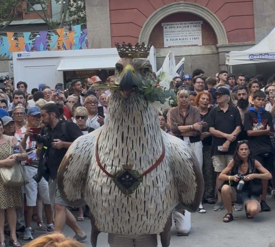 Dia 1 vivint la Festa Major de Gràcia com a conseller de districte.

Iniciem la Festa Major amb el Pregó de les festes.