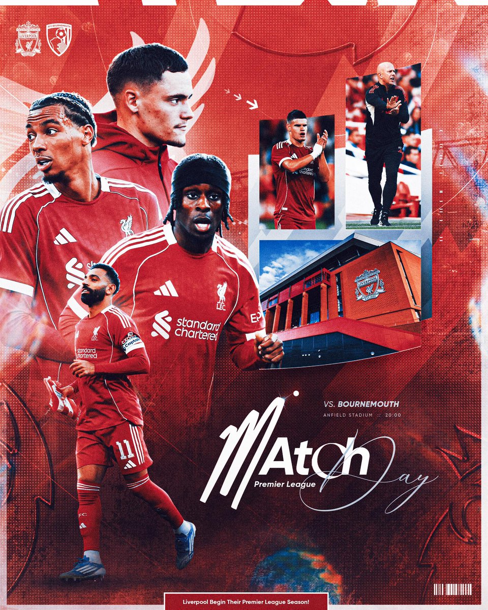 Matchday work for three of my Liverpool clients as the 2025/26 Premier League season gets underway tonight! 🤝🔴

#LFC #smsports