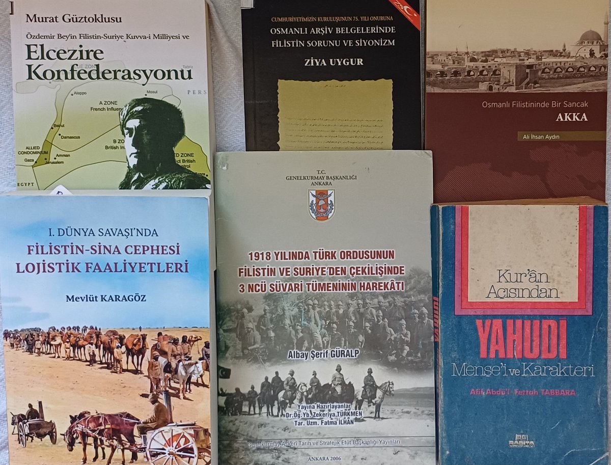Filistin kitaplığımın yenileri.