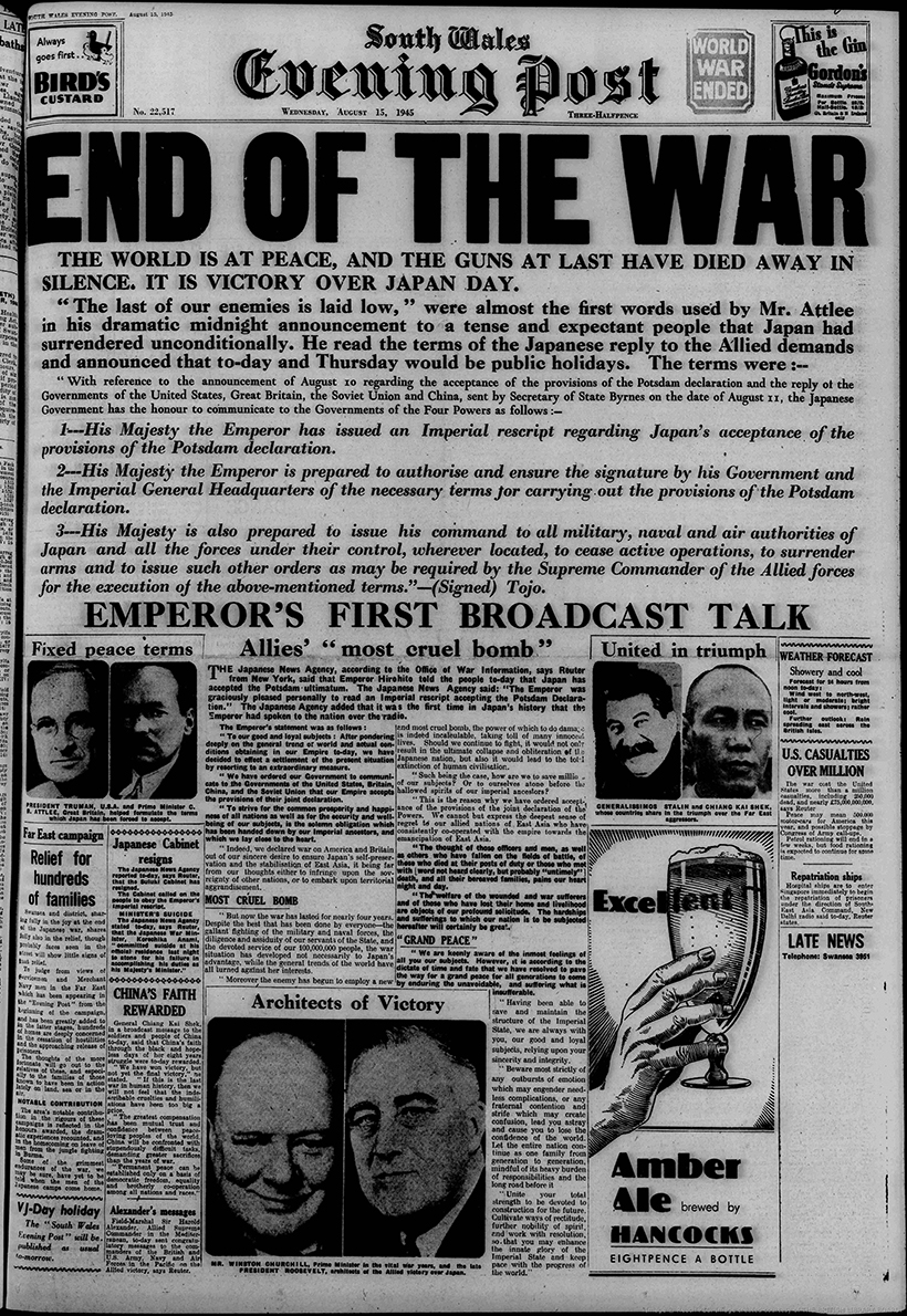How the news of VJ day was reported at the time by some of the Reach titles. 80 years on we remember what we owe the veterans of the Far East campaign. They brought an end to the WWII. Lest we forget that many paid the ultimate sacrifice. #VJDay <a href="/mirrorpix/">Reach Licensing</a>