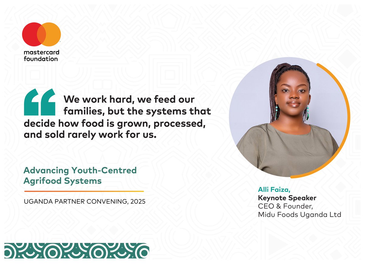 ruforumsec's tweet photo. 💡Youth voices at the @MastercardFdn #Uganda partner convening, underway in #Kampala 

The aim of the convening is to co-create solutions that advance youth-centred Agrifood systems 
 
#YouthInAgricUG
#YoungAfricaWorks
#MastercardFoundation https://t.co/j30EBhp7SL