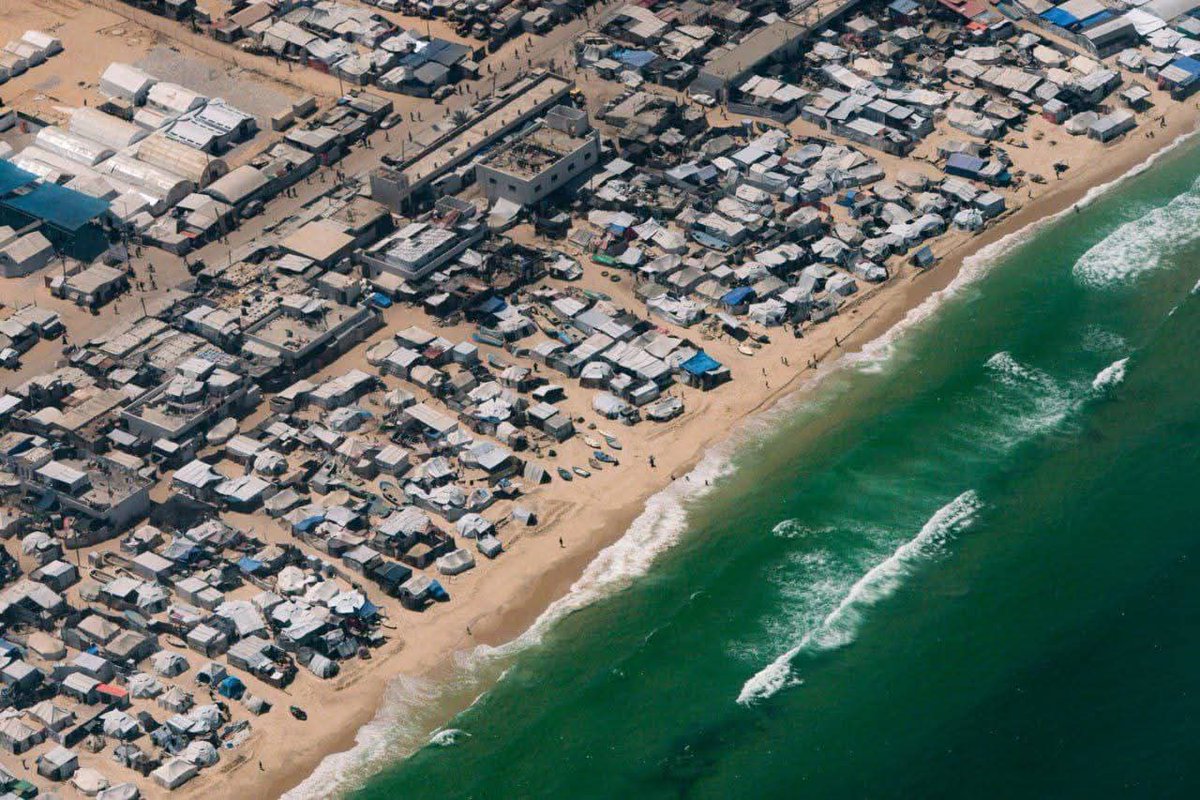 dr. mohammed hamad - Gaza (@medo198518) on Twitter photo Imagine that yesterday in Gaza, the temperature reached 53°C, with humidity nearly 100% — in living conditions unsuitable even for animals.
* Imagine that throughout Gaza, there is not a single personal hygiene product available.
* Imagine that safe drinking water is Imagine that yesterday in Gaza, the temperature reached 53°C, with humidity nearly 100% — in living conditions unsuitable even for animals.
* Imagine that throughout Gaza, there is not a single personal hygiene product available.
* Imagine that safe drinking water is