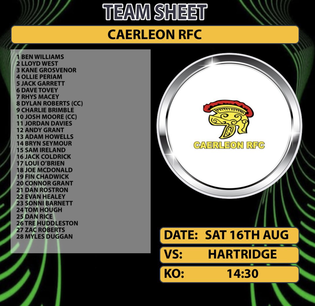 Caerleon RFC tweet media