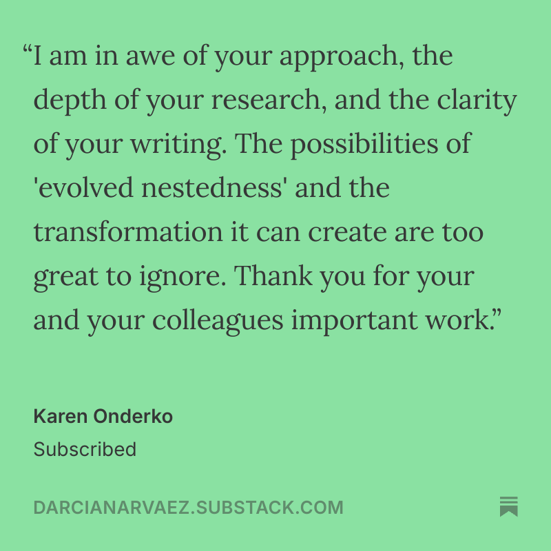 Check it out: darcianarvaez.substack.com