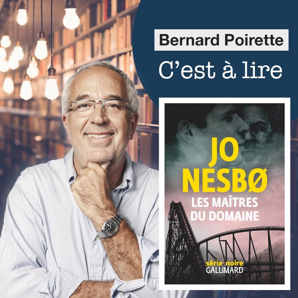 Bonjour à toutes et tous,
Au programme de votre podcast du jour : 
"Les maîtres du domaine" de Jo Nesbø publié chez Gallimard dans la collection Série Noire.

smartlink.ausha.co/c-est-a-lire/2…

Bon week-end du 15 août et bonne lecture !