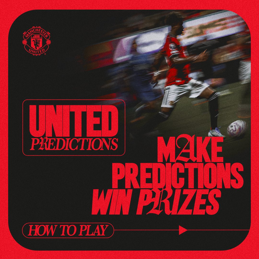 ManUtd's tweet photo. New season, fresh United Predictions campaign 🔮

Get involved ahead of our curtain-raiser against Arsenal ⤵️
