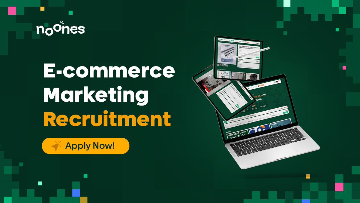 🚀 NoOnes is Hiring E-Market Display Ambassadors!

𝗪𝗲’𝗿𝗲 𝗹𝗼𝗼𝗸𝗶𝗻𝗴 𝗳𝗼𝗿 connectors - 𝗽𝗲𝗼𝗽𝗹𝗲 𝘄𝗶𝘁𝗵 𝗹𝗶𝗻𝗸𝘀 𝘁𝗼:
💼 𝗘-𝗰𝗼𝗺𝗺𝗲𝗿𝗰𝗲 𝘀𝗲𝗹𝗹𝗲𝗿𝘀
🏭 𝗠𝗮𝗻𝘂𝗳𝗮𝗰𝘁𝘂𝗿𝗲𝗿𝘀
🛒 𝗢𝗻𝗹𝗶𝗻𝗲 𝘃𝗲𝗻𝗱𝗼𝗿𝘀 &amp; 𝗺𝗮𝗿𝗸𝗲𝘁𝗽𝗹𝗮𝗰𝗲 𝗵𝘂𝘀𝘁𝗹𝗲𝗿𝘀