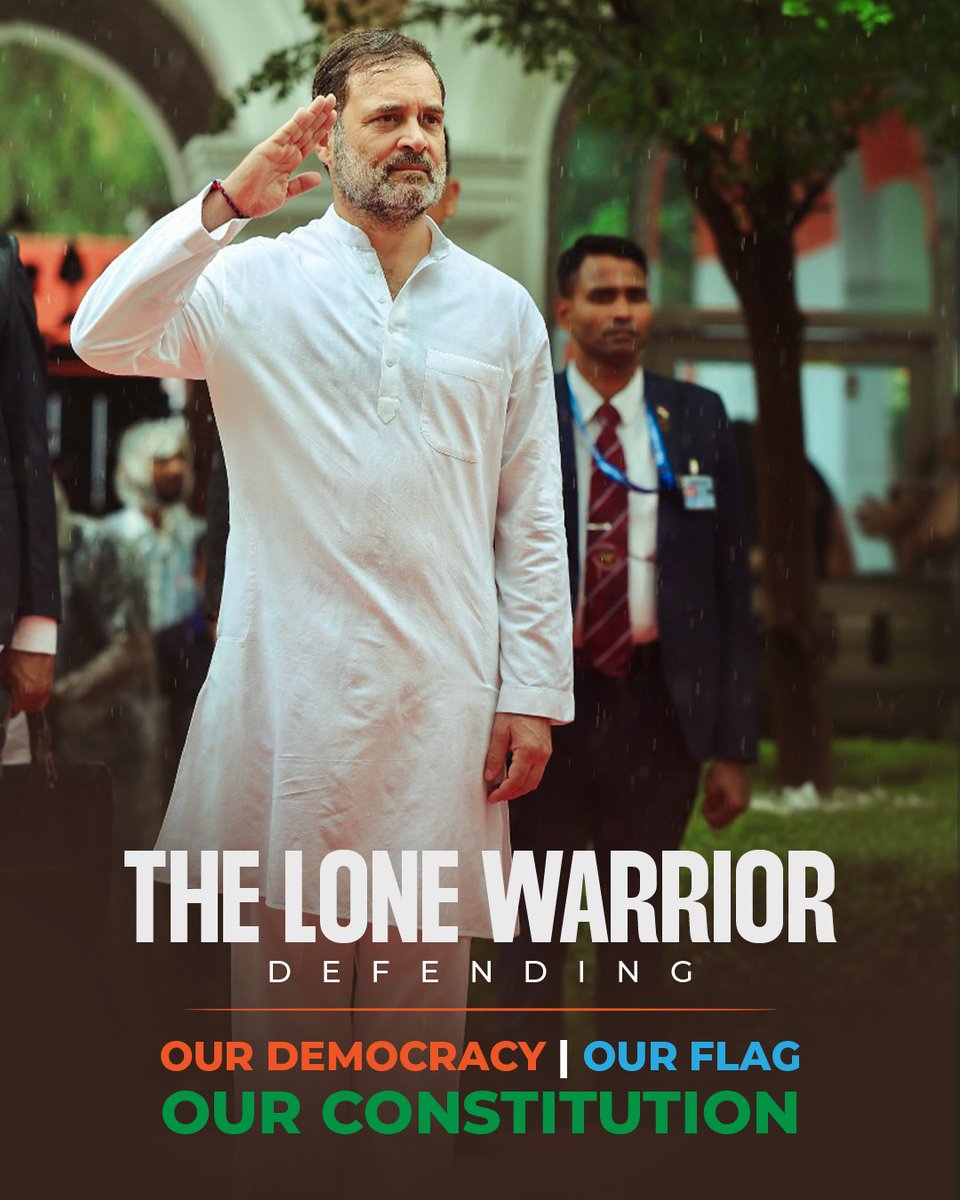 The Lone Warrior Defending Our Democracy, Our Flag, Our Constitution!