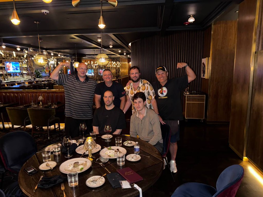 Dinner with the boys