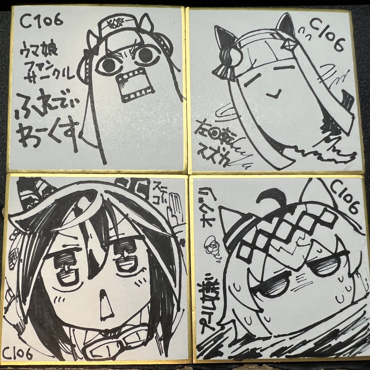 lunaticmonster's tweet photo. みんな色紙描いてたから
自分も色紙描いてみた！！

…これどうすればいいの？ https://t.co/q0A00G1RTV