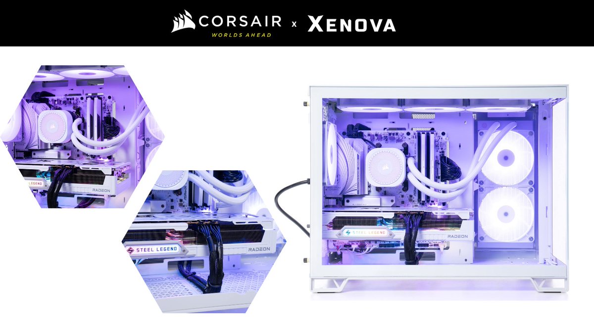 Corsair × XENOVA コラボゲーミングPC

CORSAIR製ケース「2500X」や簡易水冷「Nautilus」を採用し、冷却・静音・安定性を高次元で実現。

💁‍♂️RADEON GPUだけでなく、GeForceもお選びいただけます。

特設ページはこちら🔽 xenova.shop/pages/corsair 

#gamingpc  #corsair  #ASRock