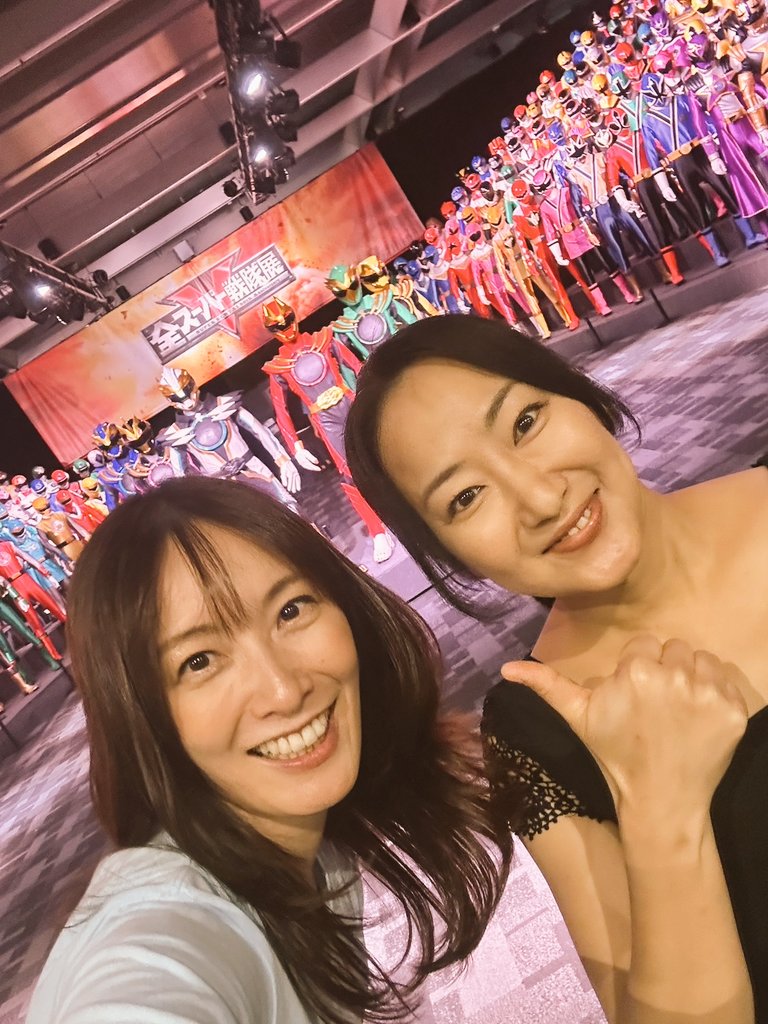 0927Satoku's tweet photo. 東映特撮ファンクラブの忍び道の収録参加してきました！忍びと聞いたら行っちゃうよね♡
戦隊皆様との楽しい時間過ごした！みんなとりあえず
#全スーパー戦隊展
行くべき！お祭りだなって感じた！！
#TTFC
#忍び道
#カクレンジャー
#昨日の戦隊の中で最古で震えた https://t.co/rqxEzrecfe