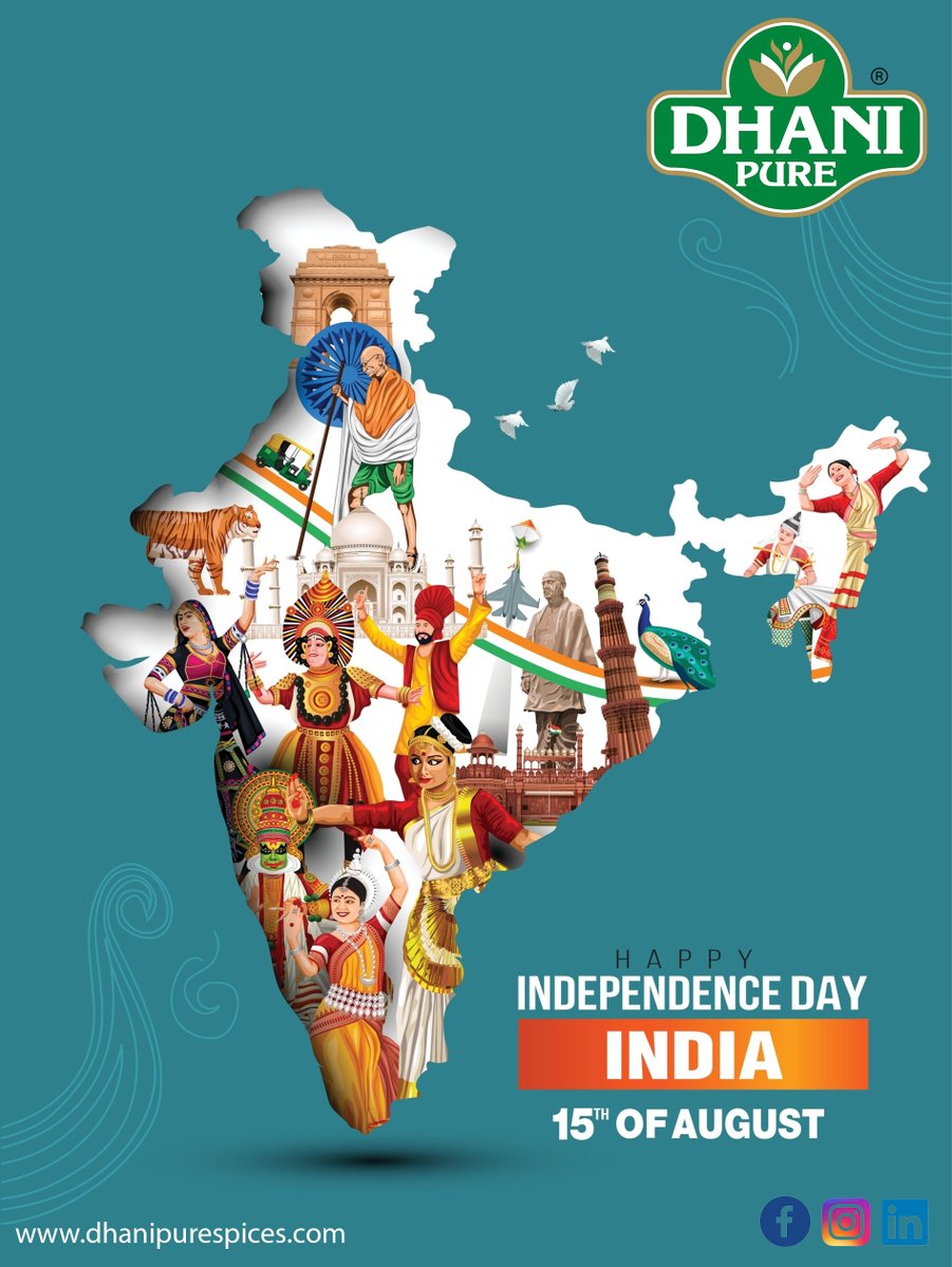 Wish you all a very Happy Independence Day!
Mark this special day with the taste and spice of Dhani Pure Spices!!!
#spices #bhabhijee #ShubhangiAtre #spices #masala #rich #pure #natural #fresh #bhabhiji #SahiPakdeHain #pure #rich #food #IndependenceDay2025