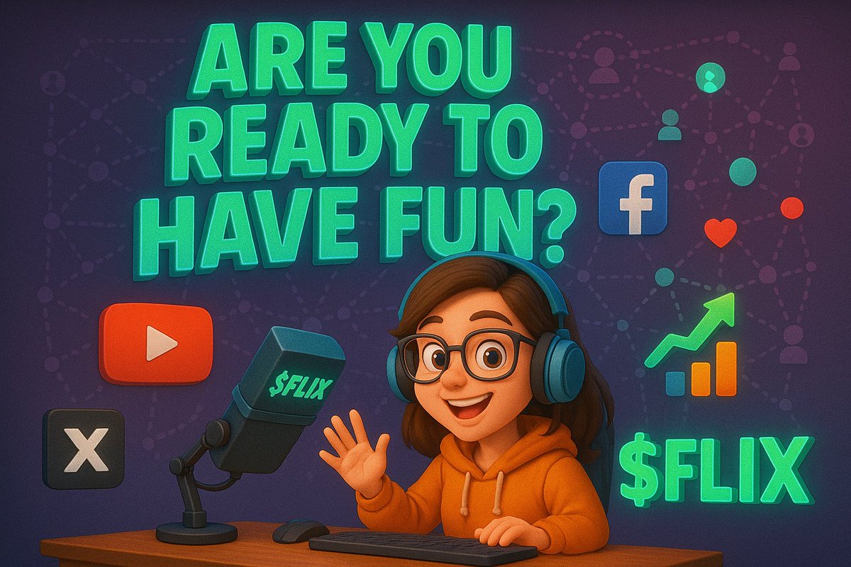 You can catch the replay…
but you’ll never feel the moment.

Aug 18th — be there for The $FLIX Stream.

Where creators meet the currency of culture: $FLIX.

📡 Don’t miss it: 👇youtube.com/live/X6Y9ugsXq…