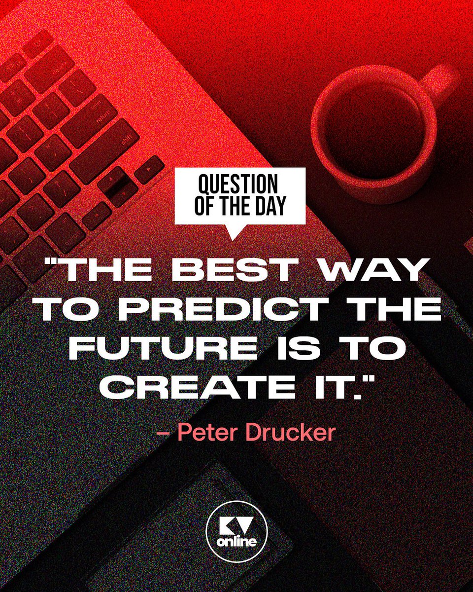 KVOnlineTalent's tweet image. Your future isn’t something you wait for — it’s something you build. 🚀
What are you creating today?

#QuoteOfTheDay #PeterDrucker #Motivation #CreateYourFuture #Inspiration #KVOnline #MindsetMatters #SuccessMindset