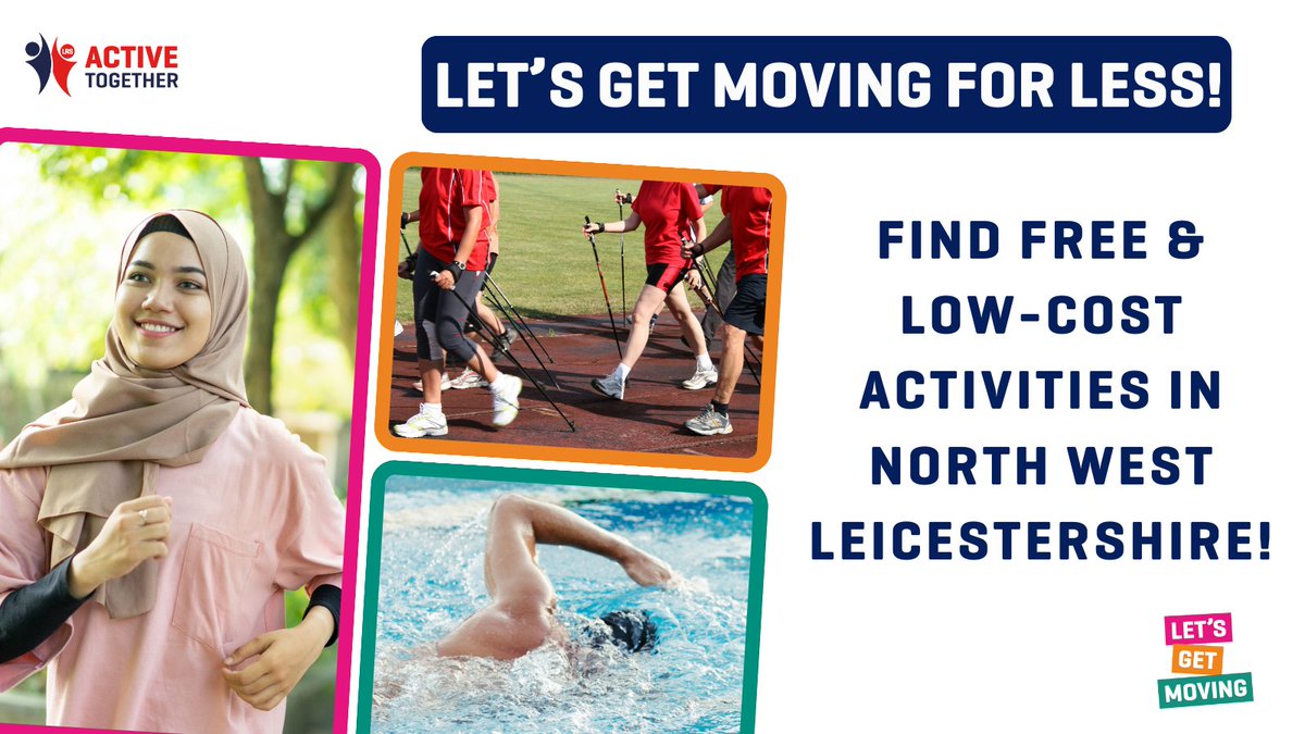 Active Together | Let's Get Moving (@activellr) on Twitter photo There are plenty of free/low-cost opportunities to be active throughout North West Leicestershire! 🙌
From guided walks to interactive dance sessions, find the perfect activity for you: ow.ly/EzoH50VG7b2
#LetsGetMovingLLR
<a href="/nwlhealth/">NW Leics Health and Wellbeing Team</a> There are plenty of free/low-cost opportunities to be active throughout North West Leicestershire! 🙌
From guided walks to interactive dance sessions, find the perfect activity for you: ow.ly/EzoH50VG7b2
#LetsGetMovingLLR
<a href="/nwlhealth/">NW Leics Health and Wellbeing Team</a>