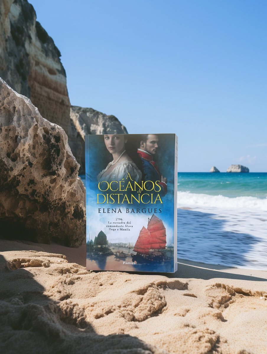 📖🏖️ ¿Tú también eres de las que se lleva un libro a la playa? Nosotras sí 😃 Y qué mejor compañía que A oceános de distancia de <a href="/eleBargues/">Elena Bargues</a> 

Nada como perderse entre mareas, tormentas y secretos en un puerto lejano mientras las olas rompen a tu lado. 🌊