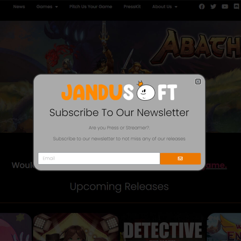 🎉 It's friday!!🎉

⚡Want instant updates, new releases, and amazing giveaways?
📲Join our #Telegram channel:
👉 t.me/jandusoft

💌 Prefer occasional highlights? Subscribe to our newsletter:
👉 jandusoft.com

#IndieGames #GameDev #Publishing #Porting #GameNews
