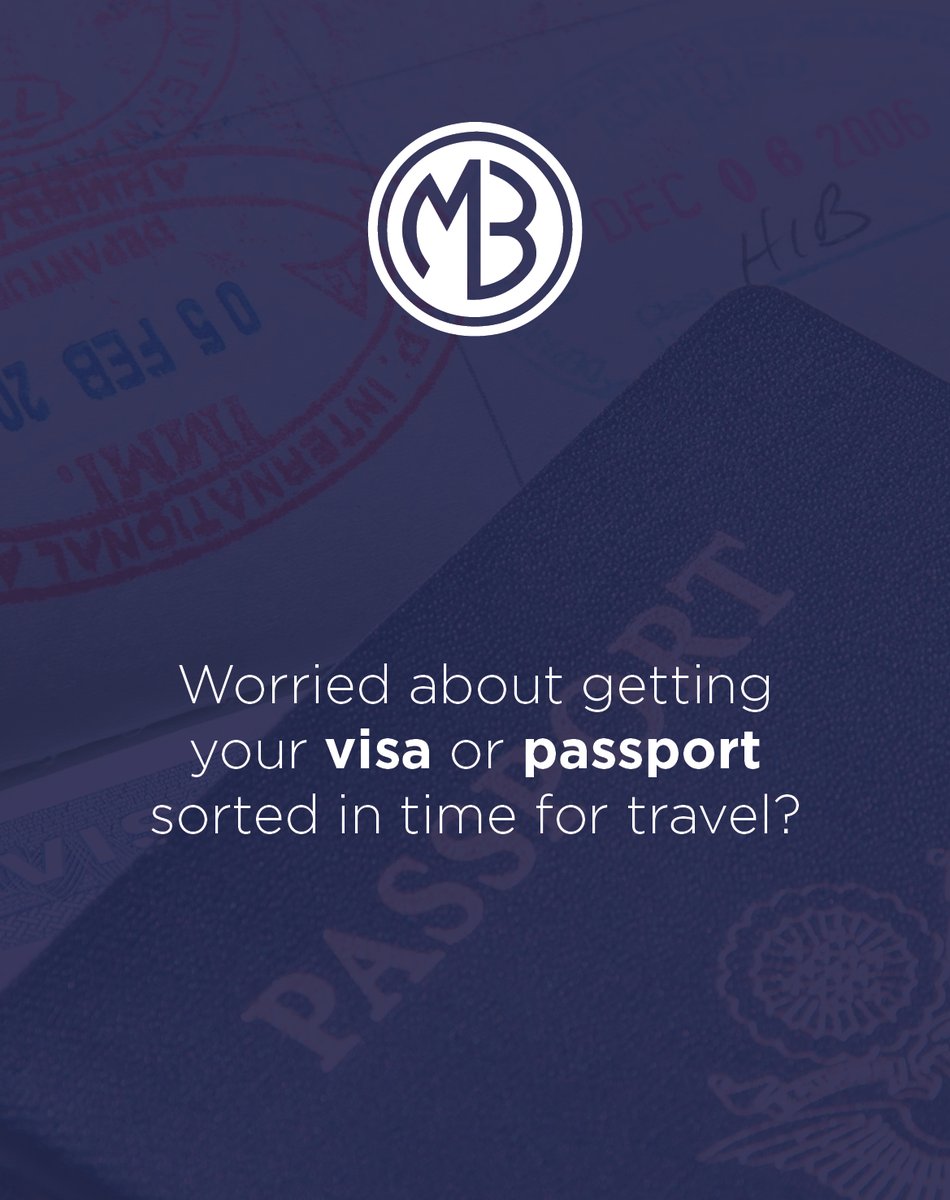 MBPrivateClient's tweet image. At MB Private Clients, we take that stress off your plate. Our expedited, end-to-end visa and passport service ensures you arrive at your destination with the correct documentation - on time, every time. 

#BusinessTravelManagement #GlobalMobility
