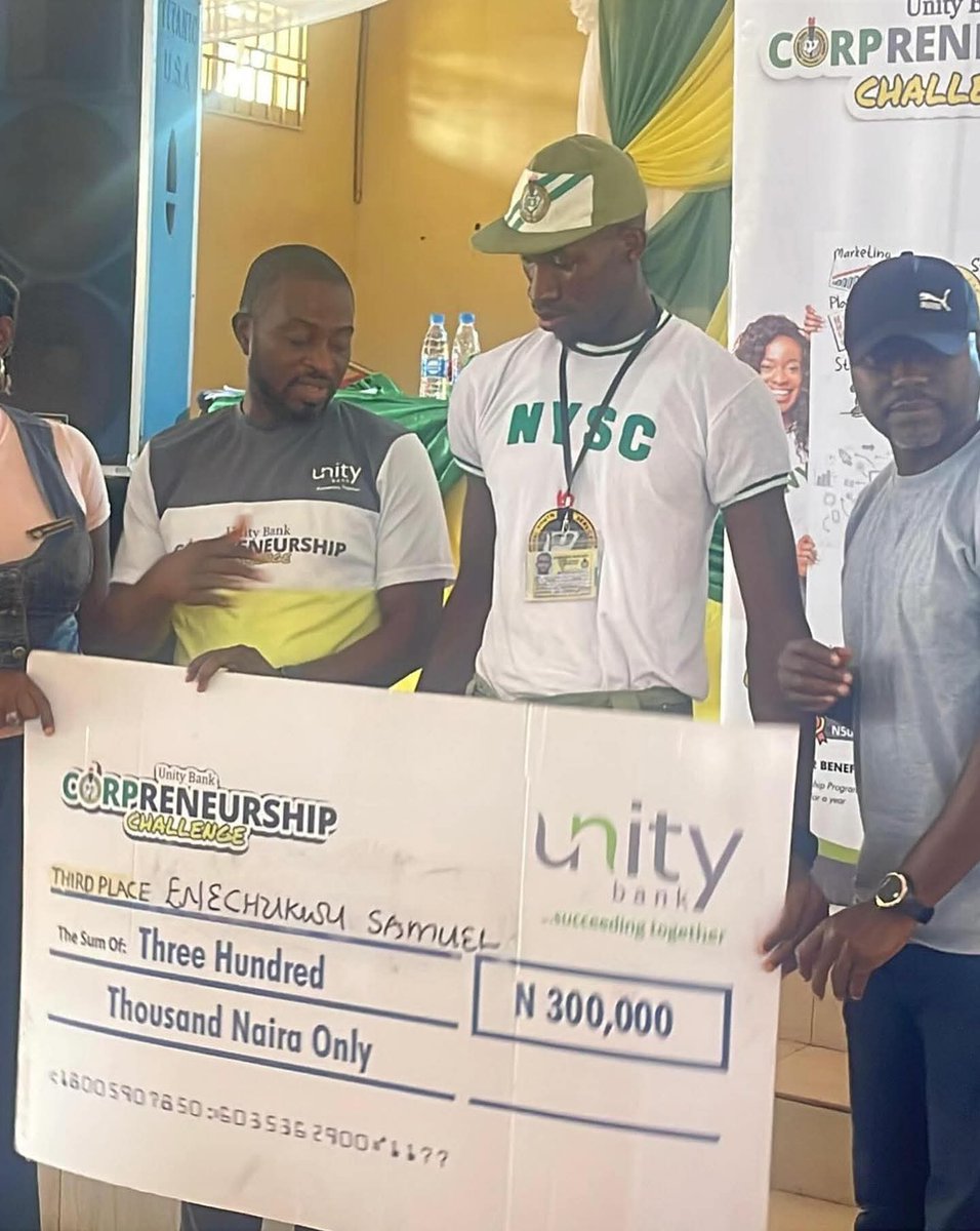 nysc360's tweet photo. 💼 Unity Bank Corpreneurship Challenge – NYSC Delta 2025 Batch B Stream 1
Innovation meets opportunity — turning ideas into thriving businesses! 💚🤍💛

#NYSC2025 #BatchBStream1 #NYSCDelta #UnityBank #CorpreneurshipChallenge #CampVibes #CorperLife #GreenWhiteGold #OneNigeria #NYSCExperience #Entrepreneurship #YouthEmpowerment #ExplorePage #TrendingNow