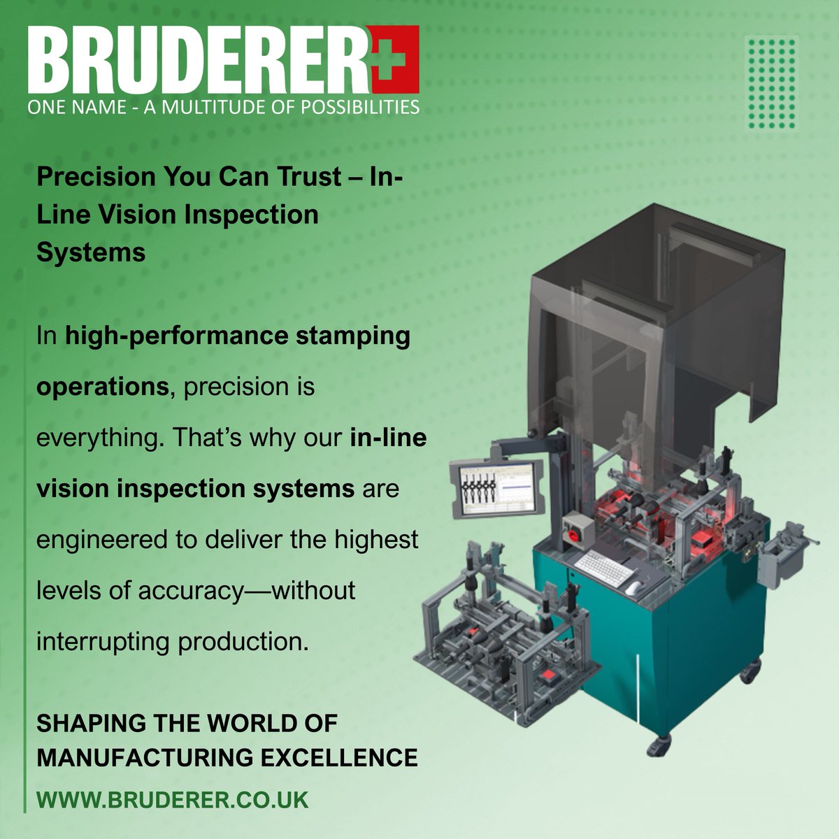 Our in-line vision inspection systems deliver highest precision using multiple cameras to measure multiple dimensions—without interrupting stamping operations. Backed by 57+ years of expertise, we help manufacturers achieve zero-defect production. Ask us for case studies.
#ukmfg