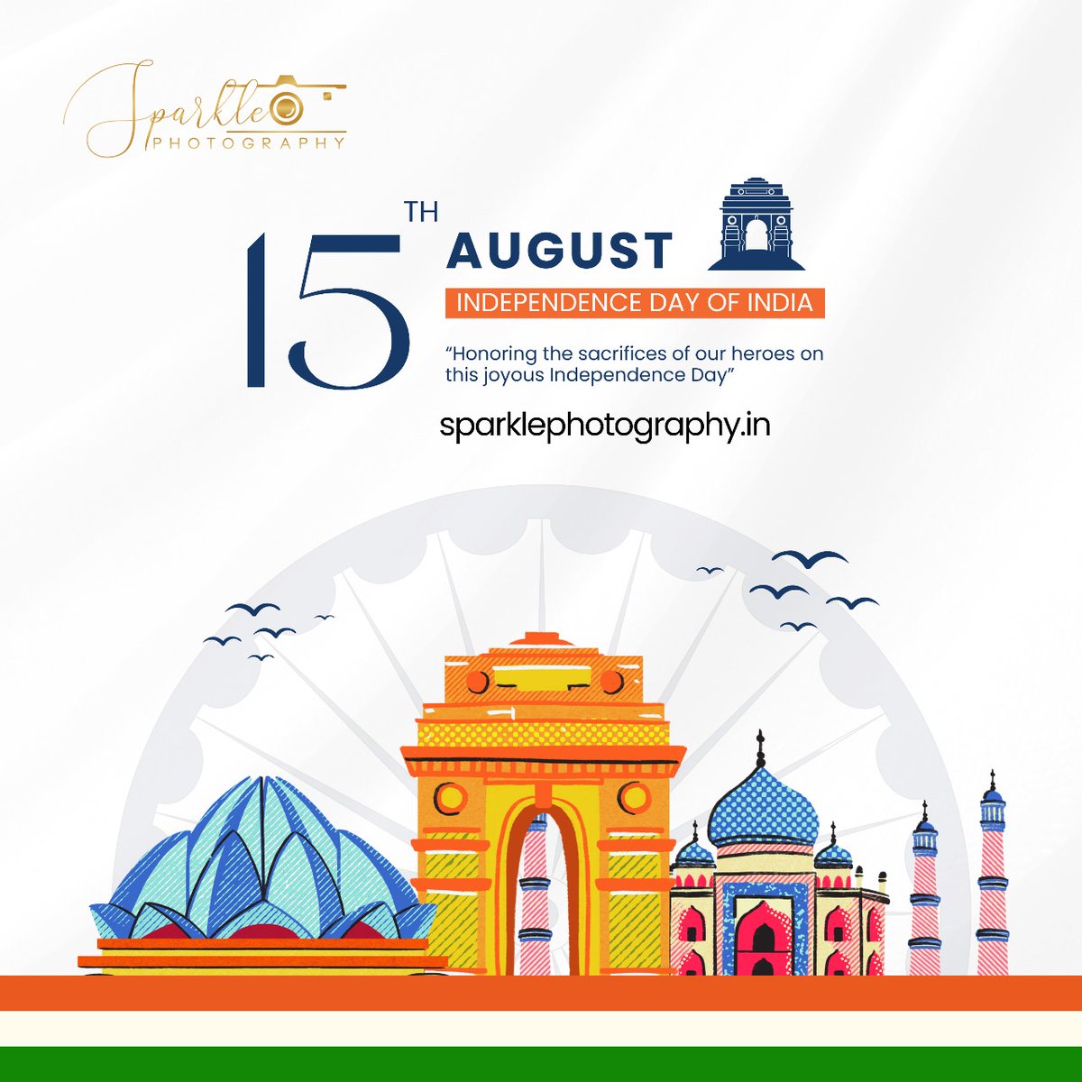 SPhotograp14923's tweet photo. 🇮🇳 This Independence Day, let’s celebrate the spirit of freedom, unity, and endless possibilities.

Team SparklePhotography wishes you a Happy Independence Day! ✨

#HappyIndependenceDay #sparklephotography #ProudToBeIndian #FreedomCelebration https://t.co/5wemFA8g6H