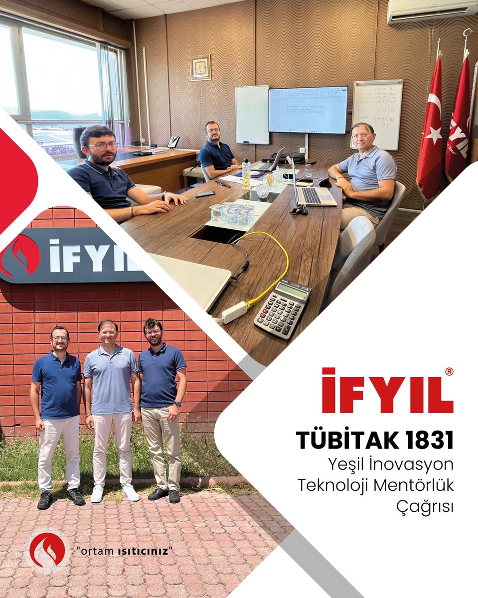 ifyilthermo's tweet photo. TÜBİTAK 1831 - Yeşil İnovasyon Teknoloji Mentörlük Çağrısı kapsamında desteklenen projemizin sonuç raporu değerlendirme toplantısını başarıyla gerçekleştirdik.
İklim dostu teknolojiler ve sürdürülebilir kalkınma hedeflerine katkı sağlayan projelerimizle geleceği bugünden şekillendirmeye devam edeceğiz.

#TÜBİTAK1831 #Yeşilİnovasyon #TeknolojiMentörlük #Sürdürülebilirlik #YeşilDönüşüm #İFYIL #İklimDostuTeknolojiler #ArGe #İnovasyon #EnerjiVerimliliği #TemizEnerji #KarbonAzaltımı #GeleceğiİnşaEt #YeşilSanayi #SürdürülebilirKalkınma #ÇevreDostuÜretim #DöngüselEkonomi #TeknolojiVeÇevre