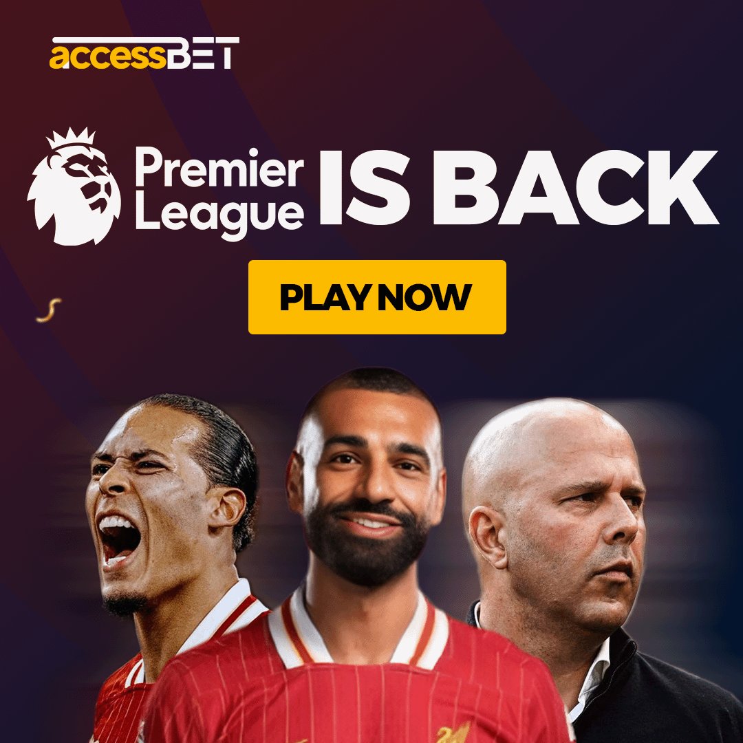 The wait is over… The Premier League is BACK! 🔥 Who’s ready for 9 months of drama, goals, and glory? 🏆

LINK - accessbet.com/sports?t=199

 #PremierLeague #FootballIsBack