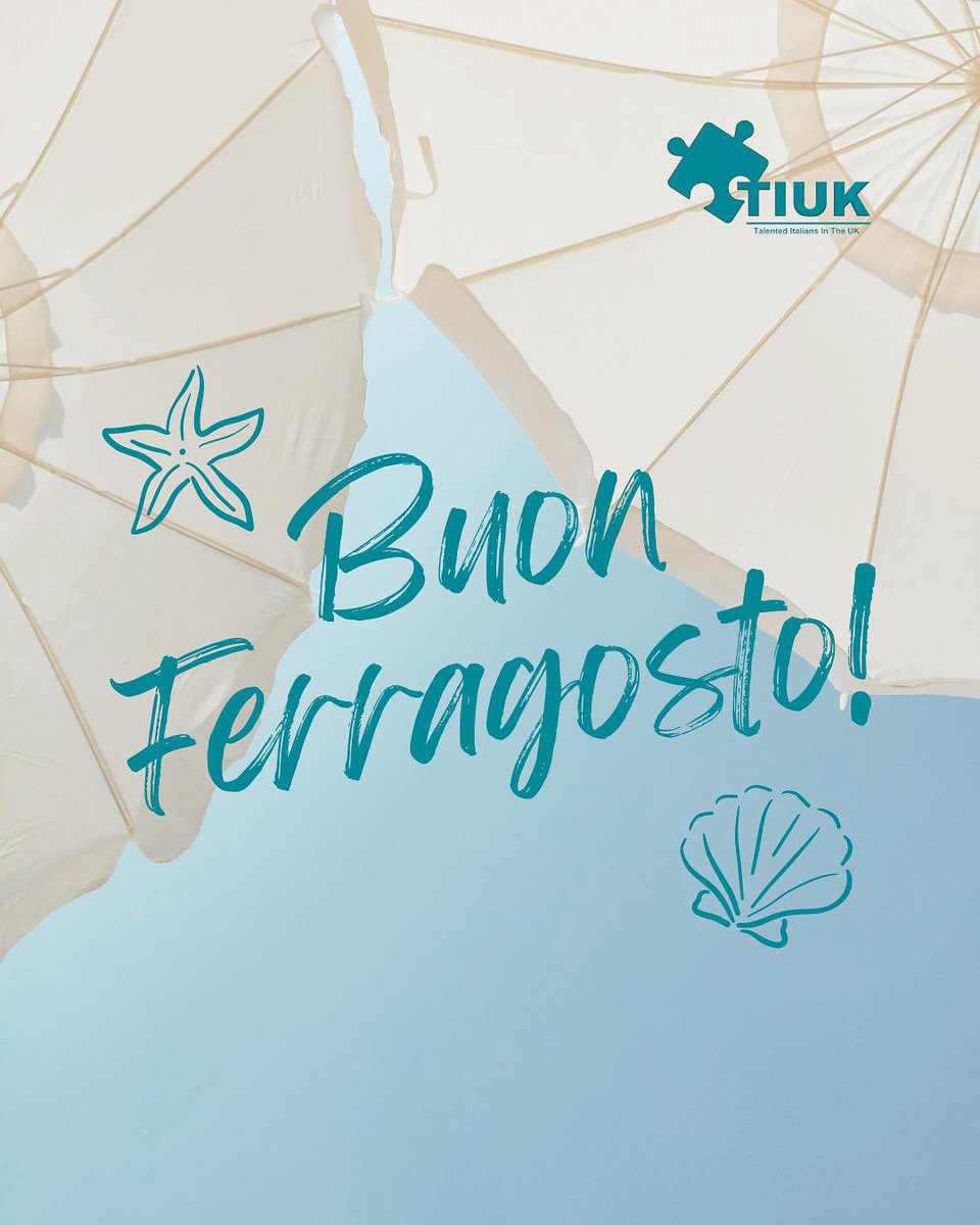 TALENTEDITUK's tweet photo. Buon Ferragosto dal team TIUK..ma le iscrizioni a #MIO rimangono aperte! ✨
Se sogni di intraprendere una carriera all’estero, il programma #MIO fa per te.
Candidati entro l’1 settembre, il corso è GRATUITO! https://t.co/821EvXZpJ8 #mentoring #CareerDevelopment #braincirculation https://t.co/MuQPFuIAPs