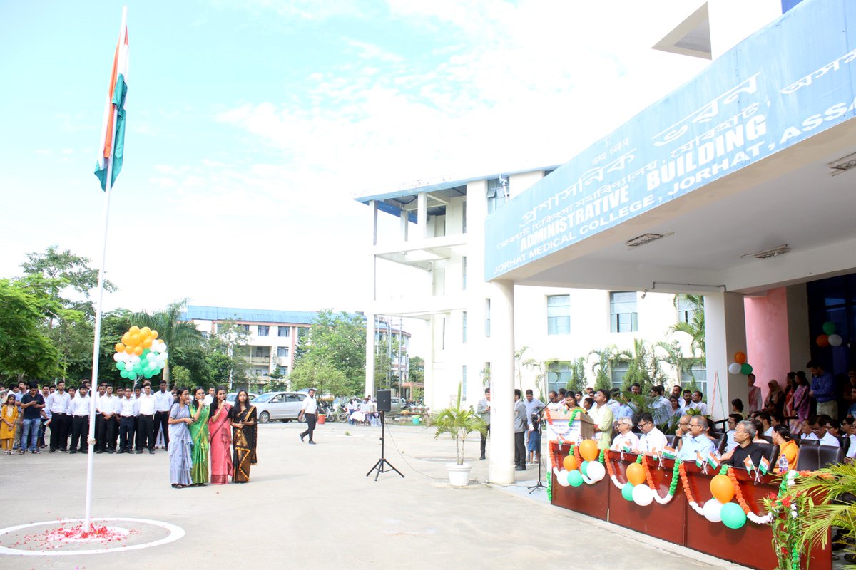 JmchOfficial's tweet photo. The program included fervent rendition of the Rasthra Gaan, recitiation of patriotic poems, song and dance by students, nurses n staff of JMCH. https://t.co/C5eZ9yOJ4q