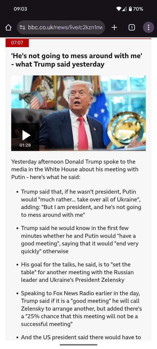 THE Chris Street (@thechrisstreet) on Twitter photo This guy is an egomaniacal braggadocious joke. An absolute joke.
I can't begin to comprehend how this joke became #POTUS
Have some dignity and self restraint, for God's sake.
<a href="/POTUS/">President Donald J. Trump</a> #DonaldTrump #AlaskaSummit #Ukraine This guy is an egomaniacal braggadocious joke. An absolute joke.
I can't begin to comprehend how this joke became #POTUS
Have some dignity and self restraint, for God's sake.
<a href="/POTUS/">President Donald J. Trump</a> #DonaldTrump #AlaskaSummit #Ukraine