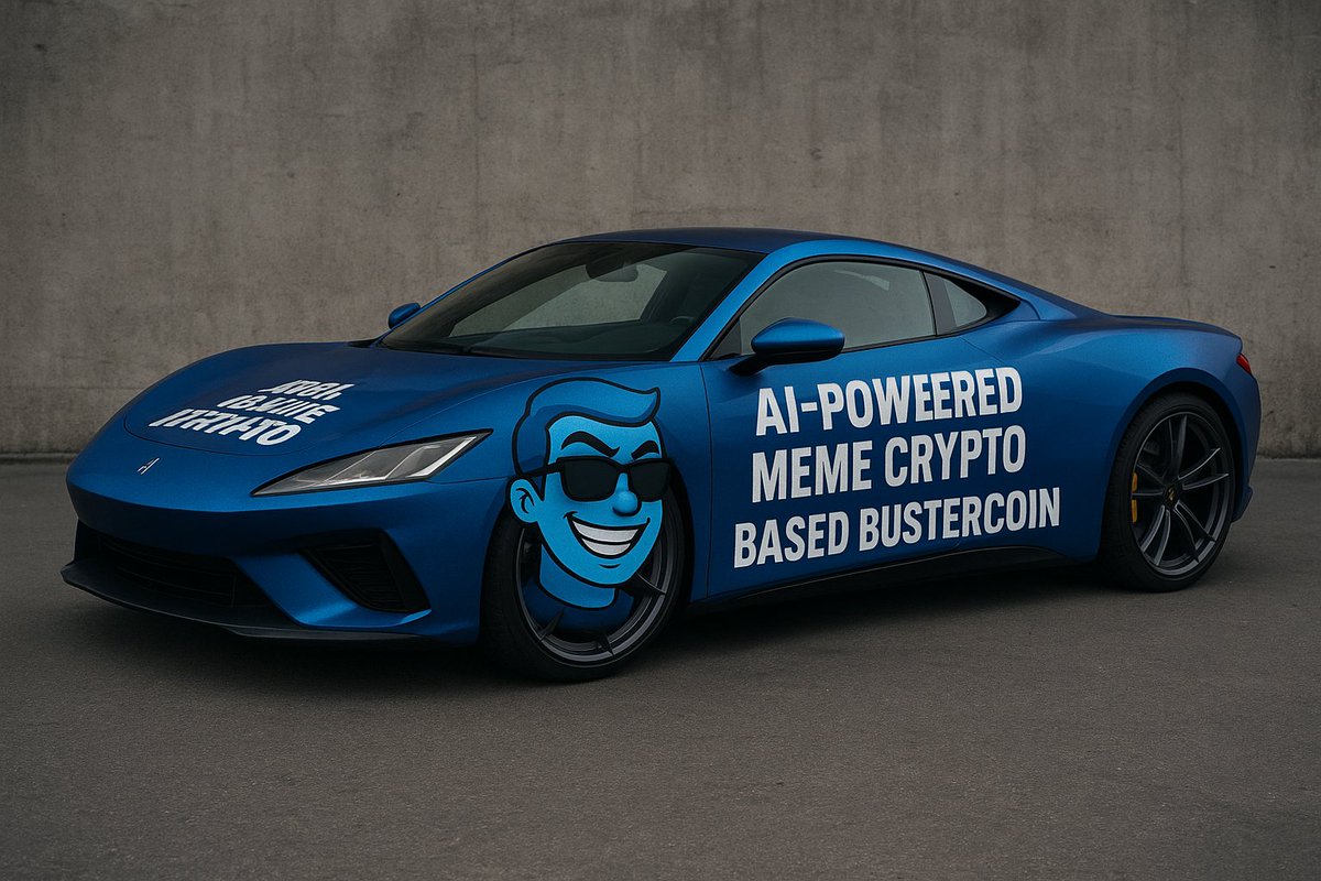 Rasya_putra_'s tweet photo. 🚀 From memes to machines — @BasedBusterCoin is taking over the streets and the blockchain.
AI-powered. Community-driven. Meme-unstoppable. 💙🏎️💨
#BasedBusterCoin #Crypto #AI #MemeCoin #Web3 https://t.co/fAgAc7FDJe